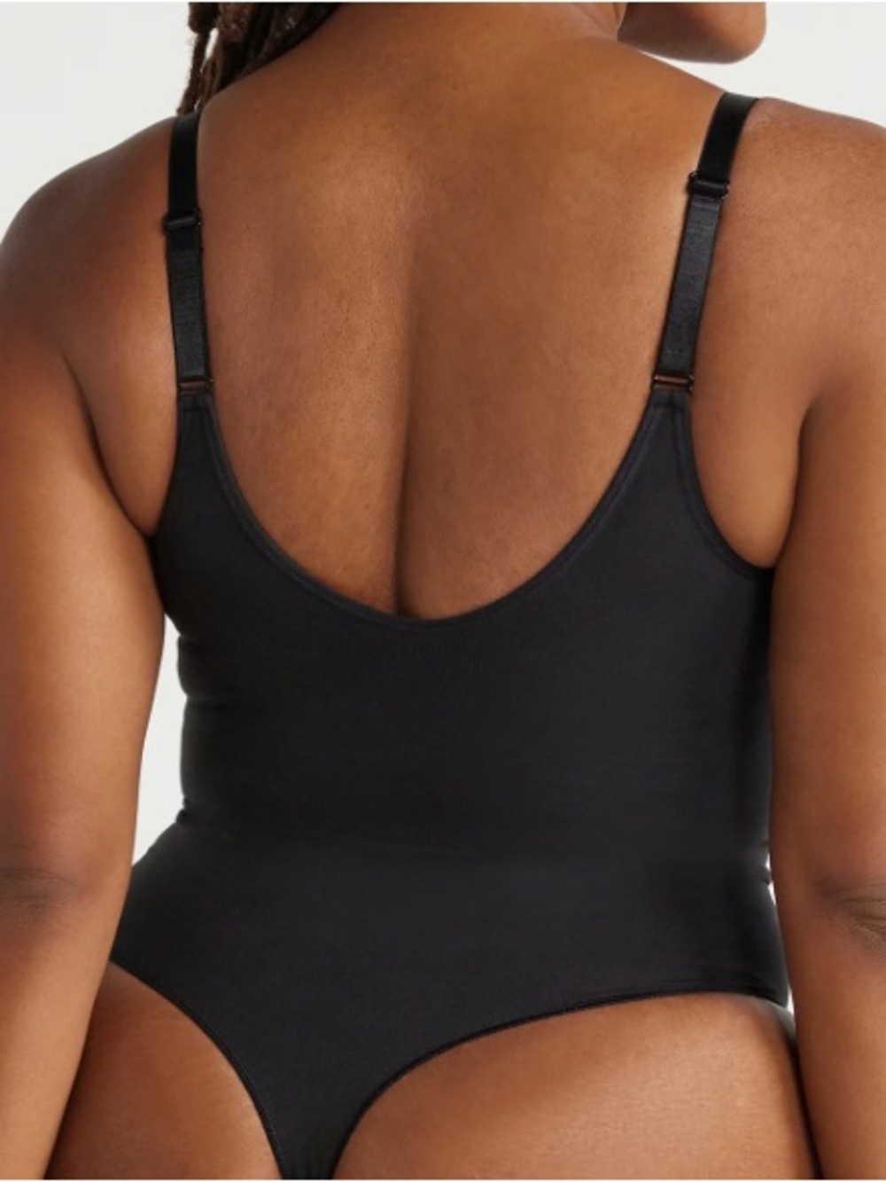 Joyspun Women’s Seamless Sculpting Thong Bodysuit – Size M – Black NWT - Picture 3 of 9